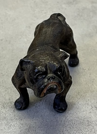 画像2: ブルドッグ オーナメント オブジェ 置物 ペーパーウエイト (VINTAGE)