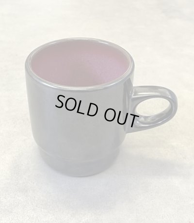 画像1: HEATH CERAMICS スタッキング マグカップ ブラック USA製 (VINTAGE)