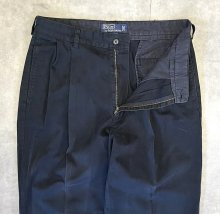 他の写真1: 90'S RALPH LAUREN "HAMMOND PANT" ツープリーツ チノパンツ ブラック (VINTAGE)