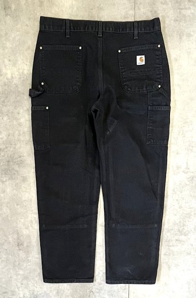 画像3: CARHARTT ダブルニー ダック ペインターパンツ ブラック W38L30 (VINTAGE)