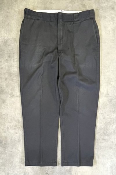 画像1: 80'S DICKIES 874 ワークパンツ チャコール W38L29 USA製 (VINTAGE)
