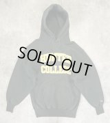 90'S CHAMPION "HUNTER COLLEGE" 刺繍タグ リバースウィーブ パーカー グリーン USA製 (VINTAGE)