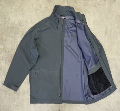 画像3: 05'S PATAGONIA "THUNDER SHELL JACKET" ナイロンシェルジャケット ブルーグレー (VINTAGE)