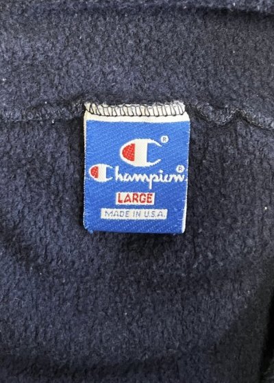 画像2: 90'S CHAMPION 青タグ ポケット付き スウェットパンツ ネイビー USA製 (VINTAGE)