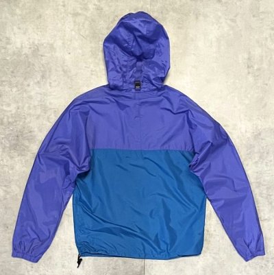 画像4: 90'S PATAGONIA "FEATHER WEIGHT SHELL PULLOVER" 旧タグ リップストップ アノラック パープル/ブルー (VINTAGE)