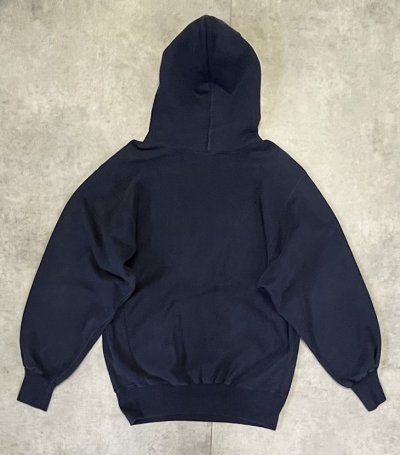 画像4: 90'S CHAMPION "FLORIDA" 刺繍タグ リバースウィーブ パーカー ネイビー USA製 (VINTAGE)