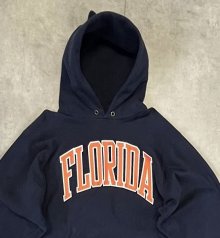 他の写真1: 90'S CHAMPION "FLORIDA" 刺繍タグ リバースウィーブ パーカー ネイビー USA製 (VINTAGE)