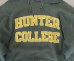 画像3: 90'S CHAMPION "HUNTER COLLEGE" 刺繍タグ リバースウィーブ パーカー グリーン USA製 (VINTAGE) (3)