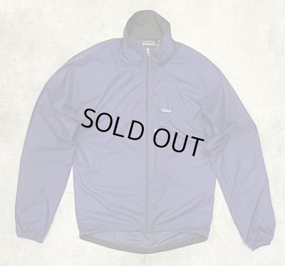 画像1: 90'S PATAGONIA "VELOCITY SHELL JACKET" ナイロンジャケット ネイビー/ブラック (VINTAGE)