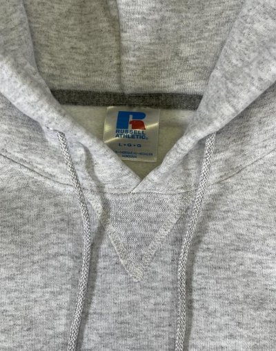 画像2: RUSSELL ATHLETIC "DRI-POWER" 前Vガゼット付き プルオーバーパーカー アッシュ (NEW)