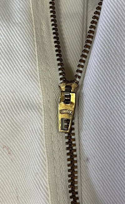画像2: 70'S SEARS "TRADEWEAR" ペインターパンツ SCOVILLジップ ホワイト USA製 (VINTAGE)