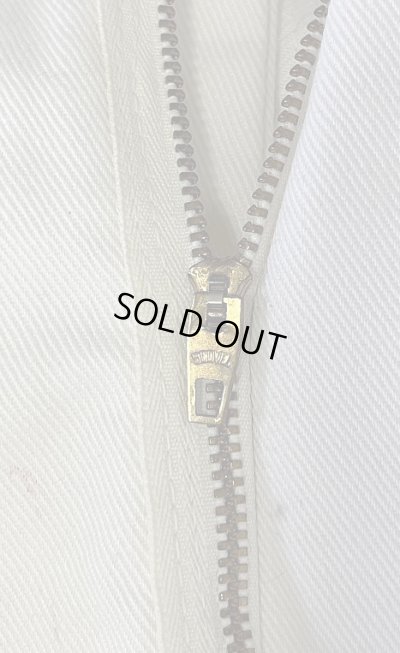 画像2: 70'S SEARS "TRADEWEAR" ペインターパンツ SCOVILLジップ ホワイト USA製 (VINTAGE)