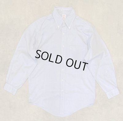 画像1: 90'S BROOKS BROTHERS "MAKERS" オックスフォード BDシャツ ブルー USA製 (VINTAGE)