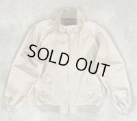 90'S LANDS' END 裏地チェック柄 ドリズラージャケット ベージュ (VINTAGE)