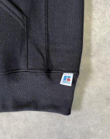 他の写真2: RUSSELL ATHLETIC "DRI-POWER" 前Vガゼット付き プルオーバーパーカー ブラック (NEW)