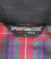 画像2: 80'S SPORTSMASTER 三角タグ 裏地チェック ドリズラージャケット ブラック USA製 (VINTAGE) (2)