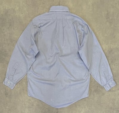 画像3: 90'S BROOKS BROTHERS "MAKERS" オックスフォード BDシャツ ブルー USA製 (VINTAGE)