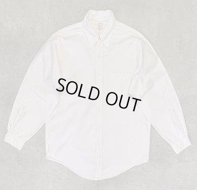 画像1: 90'S BROOKS BROTHERS "MAKERS" オックスフォード BDシャツ ホワイト USA製 (VINTAGE)