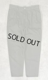 90'S RALPH LAUREN "HAMMOND PANT" ツープリーツ チノパンツ オリーブ (VINTAGE)
