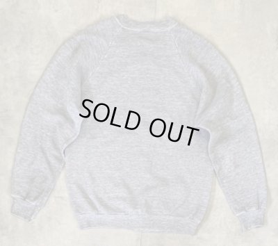 画像3: 80'S JERZEES ラグランスリーブ スウェットシャツ ヘザーグレー USA製 (VINTAGE)