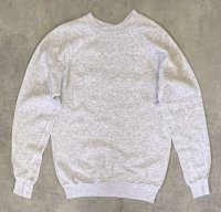 80'S PANNILL ラグランスリーブ スウェットシャツ アッシュグレー USA製 (VINTAGE)