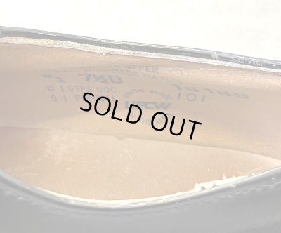 画像3: 80'S RED WING 101 "プリント羽タグ" レザー ポストマンシューズ ブラック USA製 (VINTAGE)