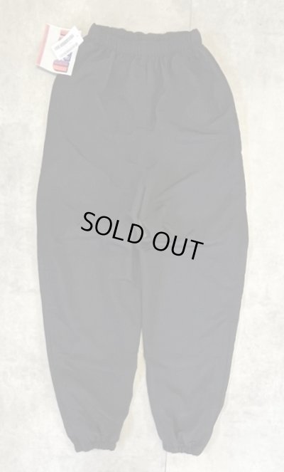 画像1: アメリカ軍 US ARMY IPFU ナイロン トレーニングパンツ ブラック (DEADSTOCK)