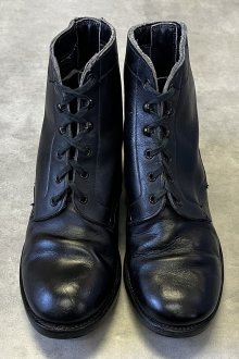 他の写真1: UNKNOWN レザーソール レースアップ レザーブーツ ブラック (VINTAGE)