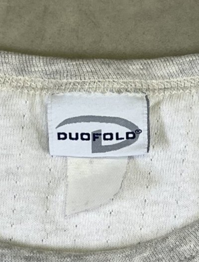 画像2: 00'S DUOFOLD "TWO LAYER FABRIC" 長袖 Tシャツ アッシュグレー USA製 (VINTAGE)