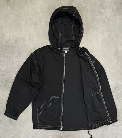 画像3: 90'S THOUSAND MILE ピーチスキン ジップパーカー ブラック (VINTAGE)