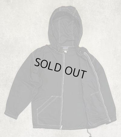 画像3: 90'S THOUSAND MILE ピーチスキン ジップパーカー ブラック (VINTAGE)