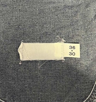 画像2: 80'S DICKIES チビタグ デニム ペインターパンツ インディゴ 42TALONジップ W36L30 USA製 (VINTAGE)