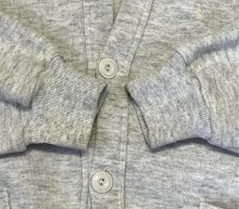 他の写真2: 80'S JERZEES スウェット カーディガン 無地 アッシュグレー USA製 (VINTAGE)