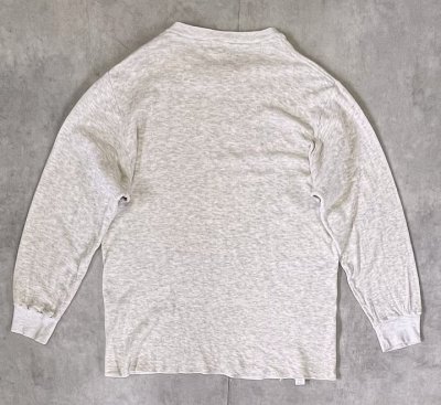 画像4: 70'S DUOFOLD "TWO LAYER FABRIC" 長袖 Tシャツ グレー USA製 (VINTAGE)