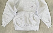 他の写真3: 90'S CHAMPION 刺繍タグ リバースウィーブ パーカー ヘザーグレー USA製 (VINTAGE)
