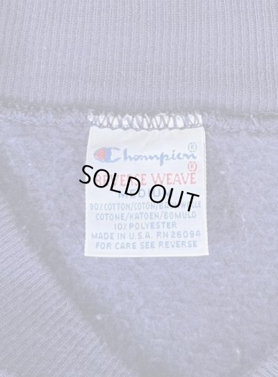 画像2: 90'S CHAMPION 刺繍タグ リバースウィーブ スナップボタン カーディガン ネイビー USA製 (VINTAGE)