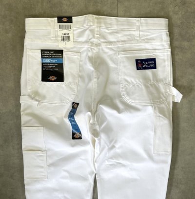 画像2: DICKIES x SHERWIN WILLIAMS ペインターパンツ ホワイト W38L30 (DEADSTOCK)