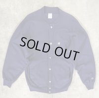 90'S CHAMPION 刺繍タグ リバースウィーブ スナップボタン カーディガン ネイビー USA製 (VINTAGE)