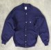画像1: 90'S CHAMPION 刺繍タグ リバースウィーブ スナップボタン カーディガン ネイビー USA製 (VINTAGE) (1)