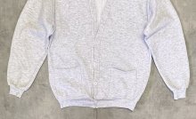 他の写真3: 80'S JERZEES スウェット カーディガン 無地 アッシュグレー USA製 (VINTAGE)