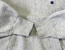 他の写真2: 90'S CHAMPION 刺繍タグ リバースウィーブ パーカー ヘザーグレー USA製 (VINTAGE)