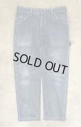 80'S DICKIES チビタグ デニム ペインターパンツ インディゴ 42TALONジップ W36L30 USA製 (VINTAGE)