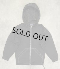 90'S THOUSAND MILE ピーチスキン ジップパーカー ブラック (VINTAGE)