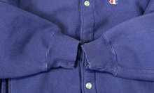 他の写真2: 90'S CHAMPION 刺繍タグ リバースウィーブ スナップボタン カーディガン ネイビー USA製 (VINTAGE)