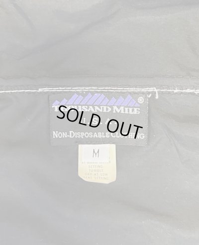 画像2: 90'S THOUSAND MILE ピーチスキン ジップパーカー ブラック (VINTAGE)