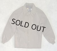 70'S SEARS 裏地ボア付き コーチジャケット ブラウン USA製 (DEADSTOCK)