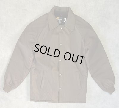 画像1: 70'S SEARS 裏地ボア付き コーチジャケット ブラウン USA製 (DEADSTOCK)