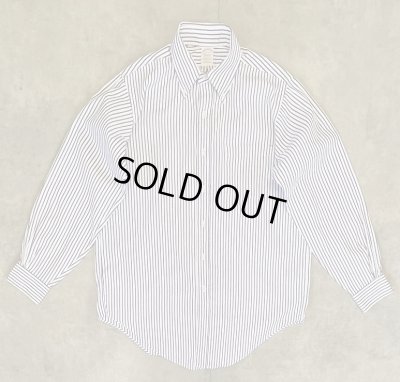 画像1: 80'S BROOKS BROTHERS "MAKERS" オックスフォード BDシャツ ストライプ USA製 (VINTAGE)