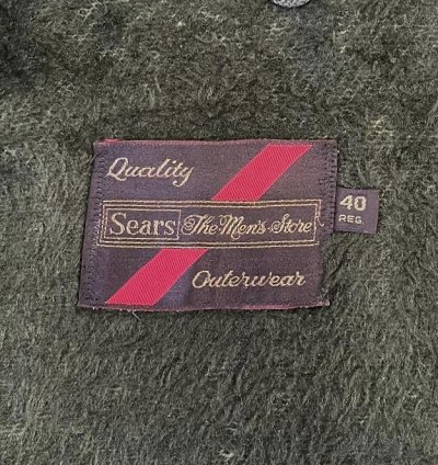 画像2: 70'S SEARS 裏地ボア付き コーチジャケット グリーン (VINTAGE)