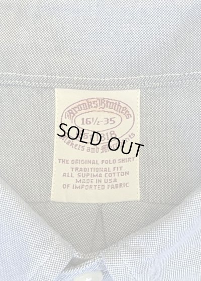 画像2: 90'S BROOKS BROTHERS オックスフォード BDシャツ ブルー USA製 (VINTAGE)